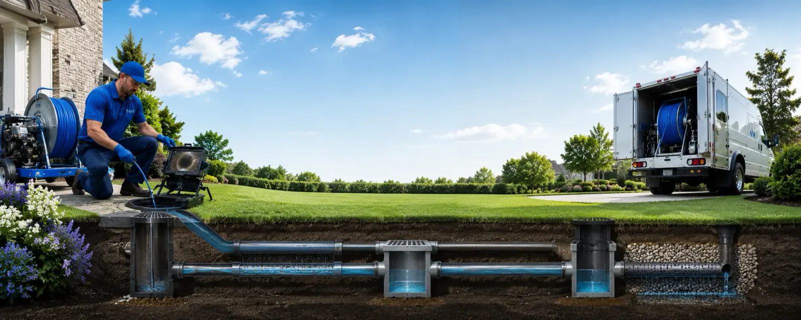 Outdoor drain cleaning information for Taftsville, VT